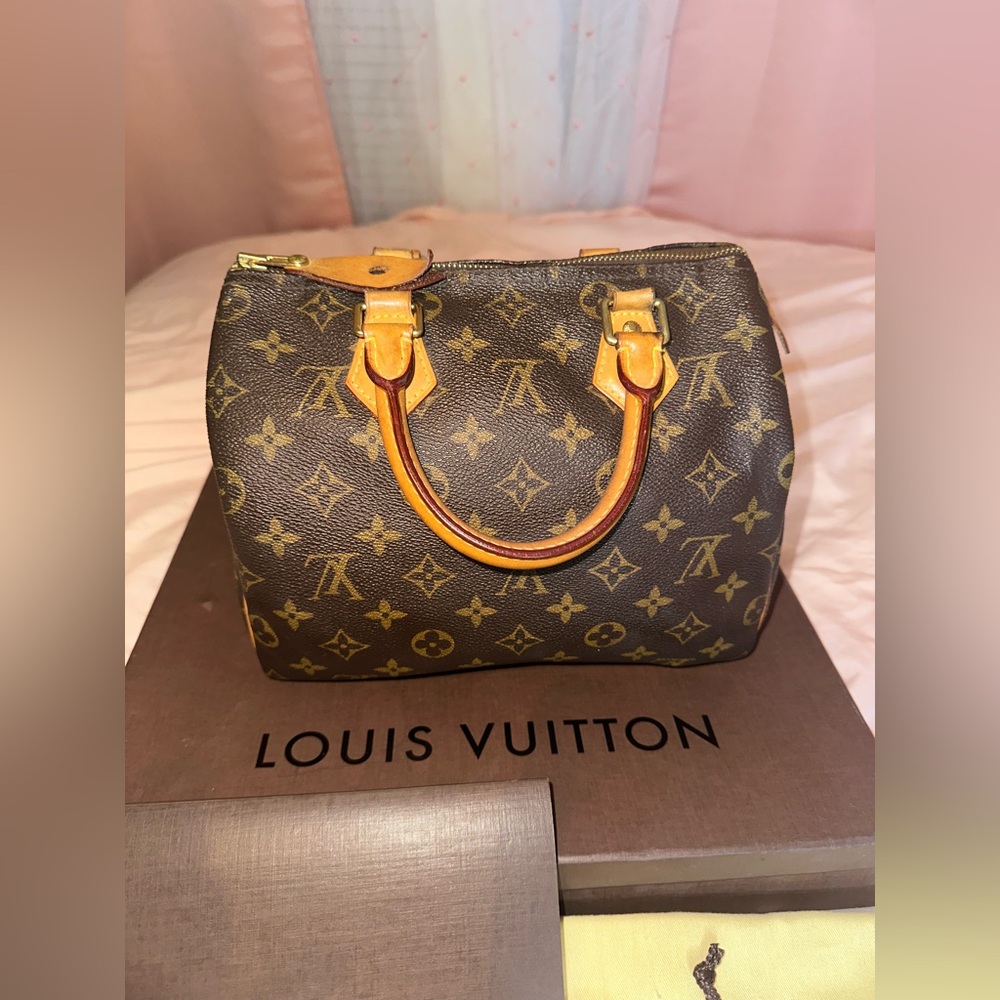Louis Vuitton Speedy Monogram Handbag 25 Full Inclusion - Picture 2 of 15